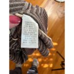 Umgee USA brown yellow aztec print long open front cardigan L Retro Boho Photo 2