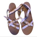Anthropologie LATIGO White Open Toe Sandals 6
 Photo 1