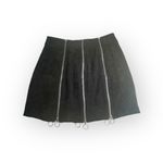 Deadstock: new Valfre ꥟ Lasso Mini Skirt ꥟ Black ꥟ Silver Zippers All Over ꥟ M ꥟ Size M Photo 7