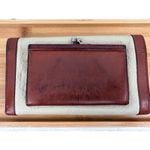 Dooney & Bourke ‎ Vintage All Weather Leather Wallet Brown Tan USA Made Photo 1