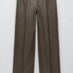 ZARA Leather Trousers Photo 1