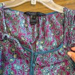 Marc by Marc Jacobs  Floral Dress Dainty Cottage Prairie  Blue Granny Vintage 0 Photo 2