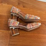 NWOT Ritch Erani NYFC Tweed Tweed Pattern D'Orsay Pumps Women's Size 37 Pink Photo 3