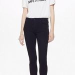 Mother The Looker Ankle Fray in Guilty Party Racer size 29 Black Photo 1