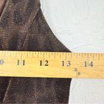 Vintage Scott McClintock Brown Leopard Print Maxi Dress Womens 6 Formal Glitter Photo 2