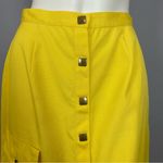 Vintage Skirt Mod Yellow Square Snaps A Photo 3
