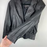 wilson's leather Vtg Y2K Wilson’s Leather Moto Cropped Jacket Sz Medium Biker Asymmetrical Photo 8