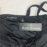 Scarlett Darkness womens medium black pinup sweetheart dress new goth renaissanc Photo 2