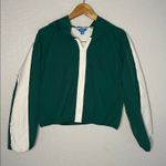 Prince Pickleball Set Jacket Full Zip Shorts Athleisure Hoodie Sporty Prep 2 pc Green Photo 4