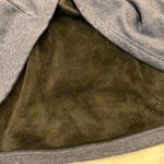 Lands End Sweatshirt Womens 2X Shawl Collar Fleece Lined Pullover Preppy Long Blue Photo 9