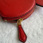 Coach Red Mickey Mouse Ear Coin Pouch Photo 6