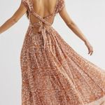 Free People Ultraviolet Maxi Dress Small Prairie Dainty Cottage Bohemian Fall Photo 2