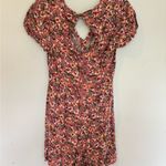 None Floral Pink Romper Photo 3