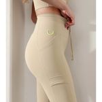 Athleta S Salutation Cargo Tight Medium Oak Small Photo 3