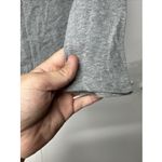 Michael Kors  Women's Large Light  Gray Long Sleeve Top Shirt MK Logo Photo 5