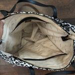Guess Black and White Leopard Print Tote Bag Photo 3