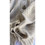 Glamsia Vintage  Women's Cardigan White Cream Knitted Button Sweater Sz XL Photo 7