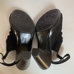 Cloudwalkers Villa Women’s Black Slingback Heeled Sandals Sz 8W Comfort Wide Fit Photo 6