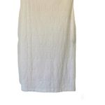 David Koma Crystal Embellished DK Intarsia Terry Logo Midi Dress White Size US 6 Photo 4