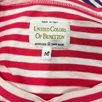 United Colors Of Benetton Striped Long Sleeve Shirt Women’s Medium Photo 2