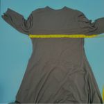 Garnet Hill Black V-Neck Wrap Top Dress Size Medium Photo 6