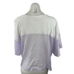 Year of Ours Women's Purple Colorblock Football Mesh Jersey T Shirt Tee Top Sz L Size L Photo 1