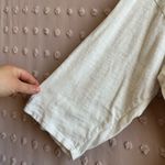 CP Shades  Oversized 3/4 Sleeve Front Pocket Tee Sz S White Photo 3