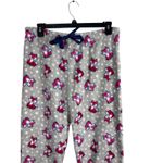 Bobbie Brooks Gray Cute Red Fox Snuggly Warm Lounge Pajama Pants XL Photo 4