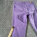 Paige Verdugo Ultra Skinny Jeans Purple Berry Size 28 Stretch Zip Button Closure Photo 10
