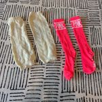 Victoria's Secret Pink and Cream Sock and Boot Sock Set Photo 1