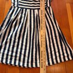 Altar'd State Altar'd State Striped Fit and Flare Navy Dress Casual Dress Dress Small Photo 5