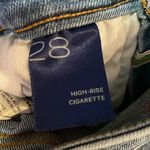 Anthropologie  Pilcro High Rise Distressed Raw Hem Cigarette Jeans Photo 6
