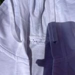 Jane and Delancey  White Hoodie Sweatshirt Photo 2