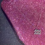 Boutique Sterling Silver 925 Aquarius Zodiac Sign Necklace January February Bling Bedazzled Shine Photo 1