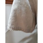 basic editions  Women's Beige Linen Single Breasted Blazer & Skirt 2 Pc's Suit XL Photo 4