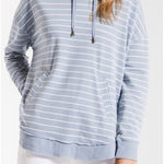 Z Supply  Dakota Pullover Hoodie- Light Blue- Size Small Photo 0