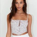 Princess Polly Floral Tie Tank White/Red Photo 0