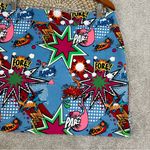 Royal & Awesome Women’s Partoon Ladies Mini Skort Skirt High Rise Multicolor 12 Blue Photo 5