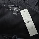 J.Crew Stretch cotton-blend off-the-shoulder top with rosettes Black M NWT Photo 2