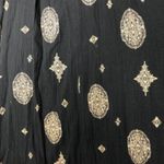 Free People  Retro Medallion Tree Swing Tunic Dress Black Small Photo 6