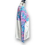 Lilly Pulitzer Large Finn Top Treasure Trove Long Sleeve Vacation Resort Beach Photo 2