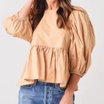 Hunter Bell Women’s Harlow Top in khaki M Photo 0