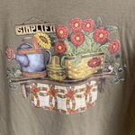 Jerzees Vintage Gardening Graphic T-Shirt Size L Photo 1