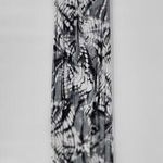 Hula Honey Womens Dress Medium Gray White Tie Dye Strapless Maxi Summer Beach Photo 0