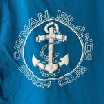 American Vintage Vintage Cayman Island Beach Club T Shirt Blue Extra Small XS Graphic Tee Photo 6