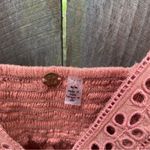 FP One Carrie Babydoll Flowy Cami Tank Top Rare Terracotta Orange Color Medium Photo 2