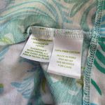 Lilly Pulitzer  Palmetto Dress Womens Medium Lagoon Green Wave Rider Cotton Photo 2