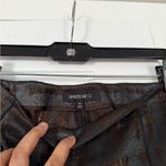 Lafayette 148 New York Metallic Bronze Black Ankle Length Pants Business Casual Brown Size 10 Photo 6