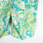 Lilly Pulitzer Size 4 Shorts Green Blue Lions Cotton The Chipper Short 1448 Photo 9