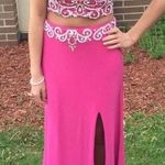 Blush pink Pink 2 Piece Prom Dress Photo 0